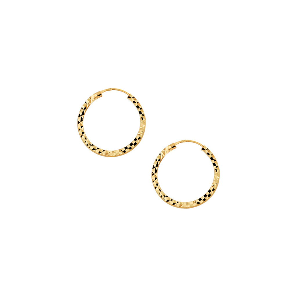 Oorringen 1.5 mm gediamanteerd