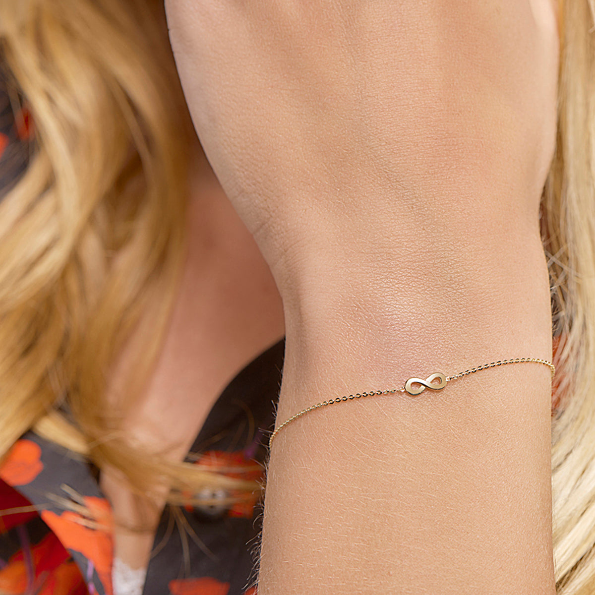Armband infinity 16.5 - 18.5 cm