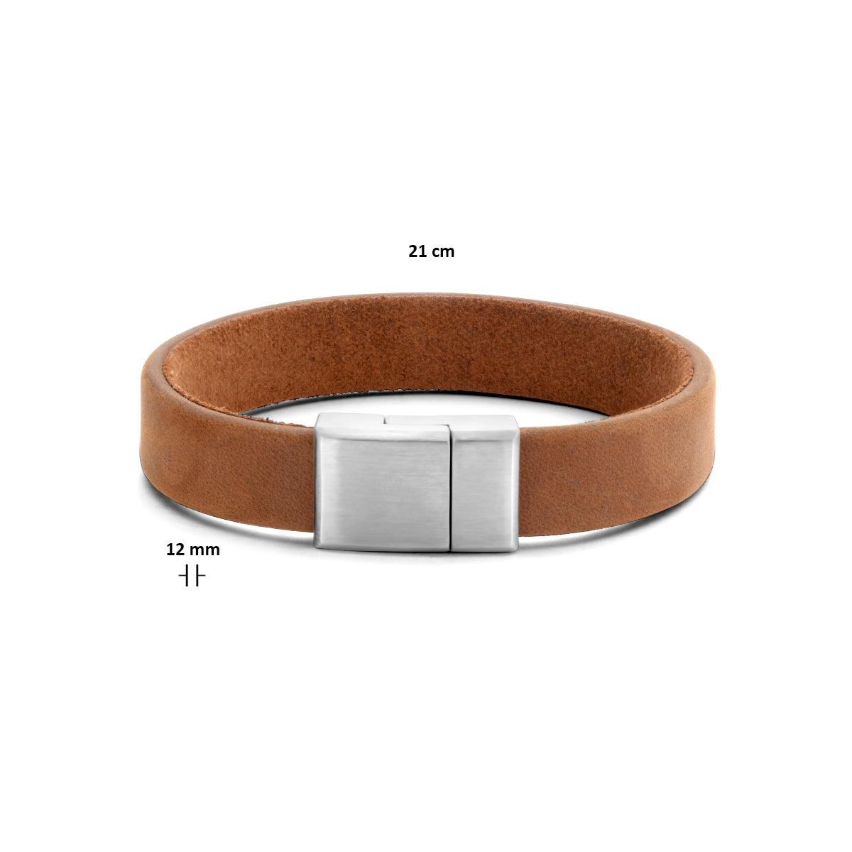 Armband leer 12 mm
