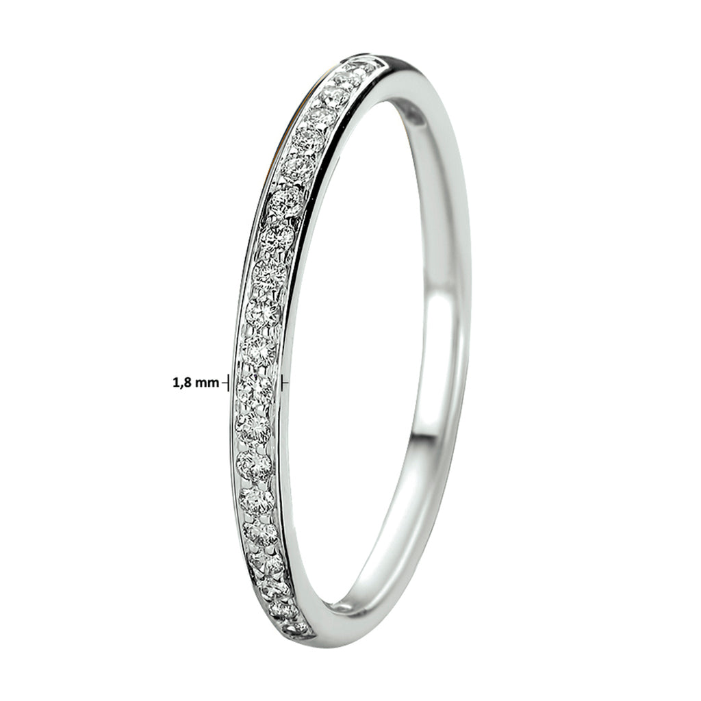 Ring diamant 0.13ct h si