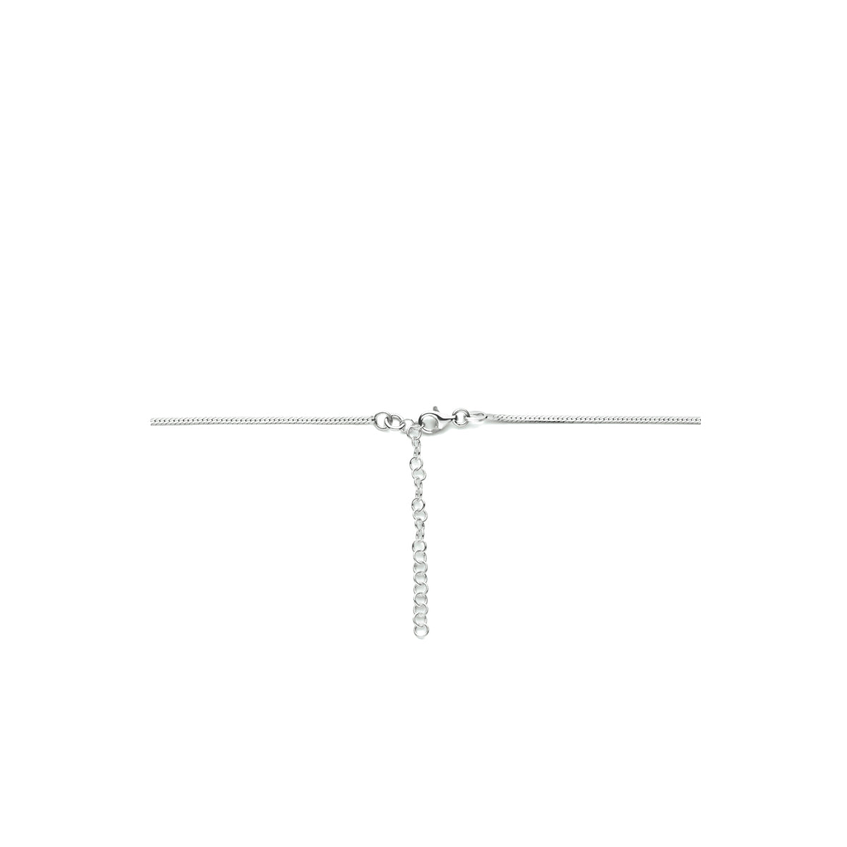 Collier slang plat 1.7 mm 40 + 5 cm