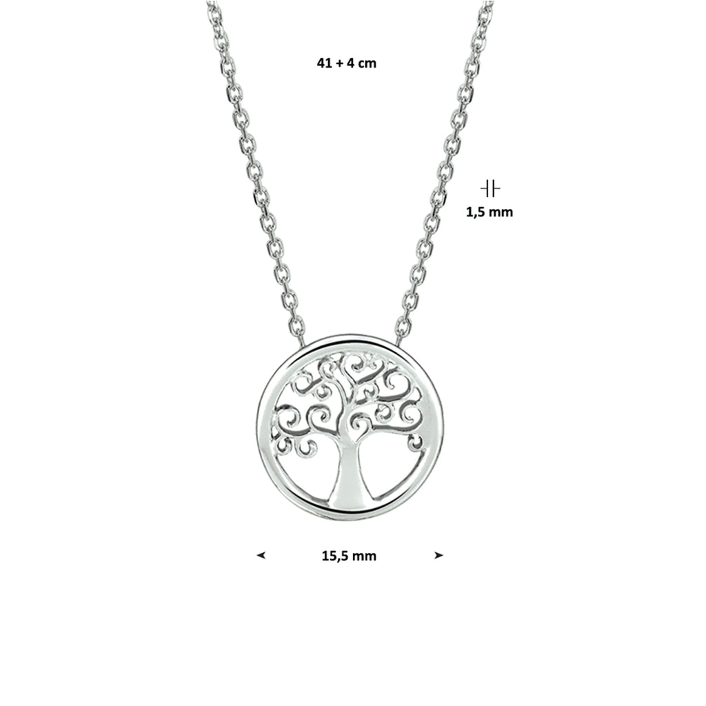 Collier levensboom 41 + 4 cm