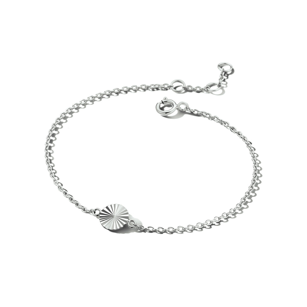 Armband rondje gediamanteerd 16.5 - 17.5 - 18.5 cm