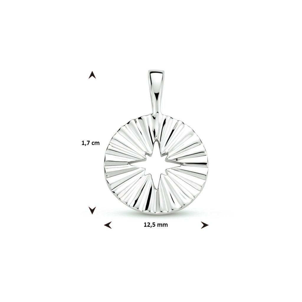 Hanger rondje gediamanteerd