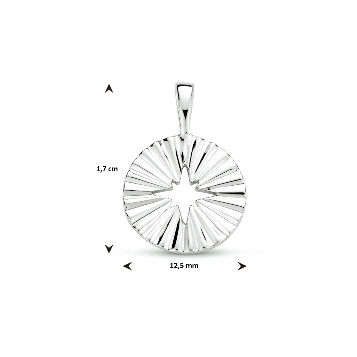 Hanger rondje gediamanteerd