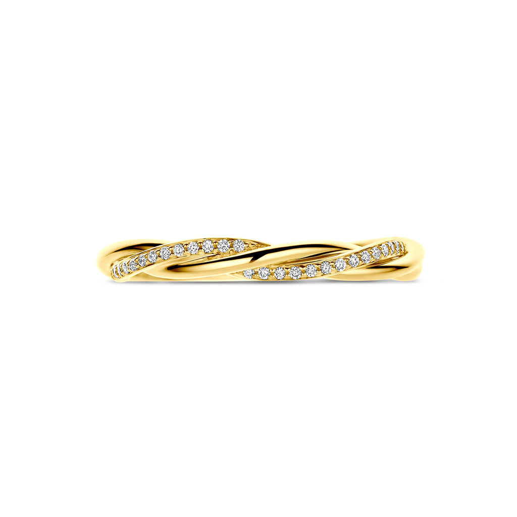 ring diamant 0.08ct h si