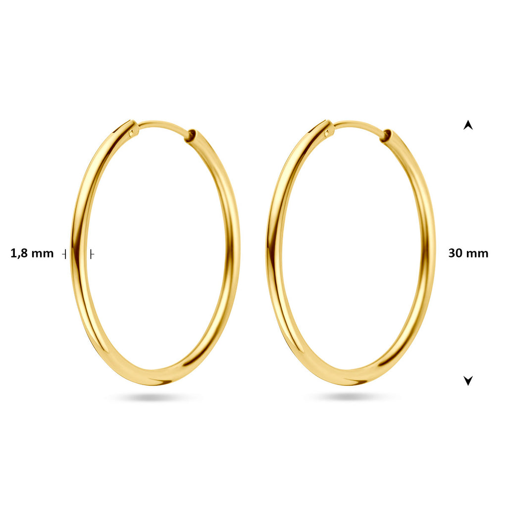 Oorringen 1.8 mm ronde buis