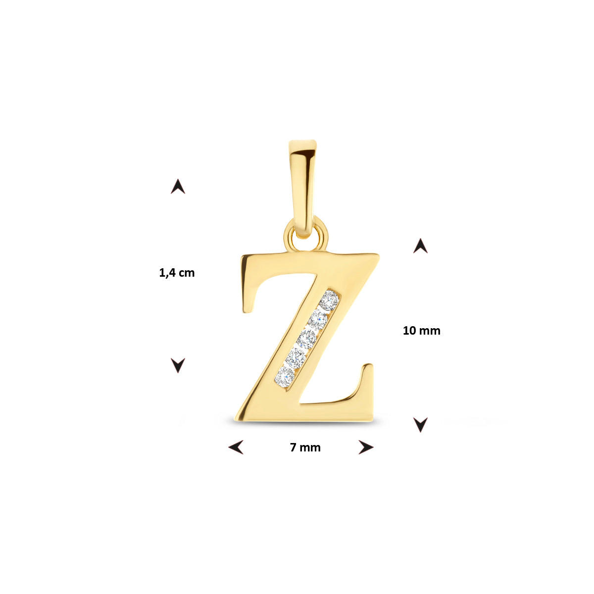 Hanger letter zirkonia
