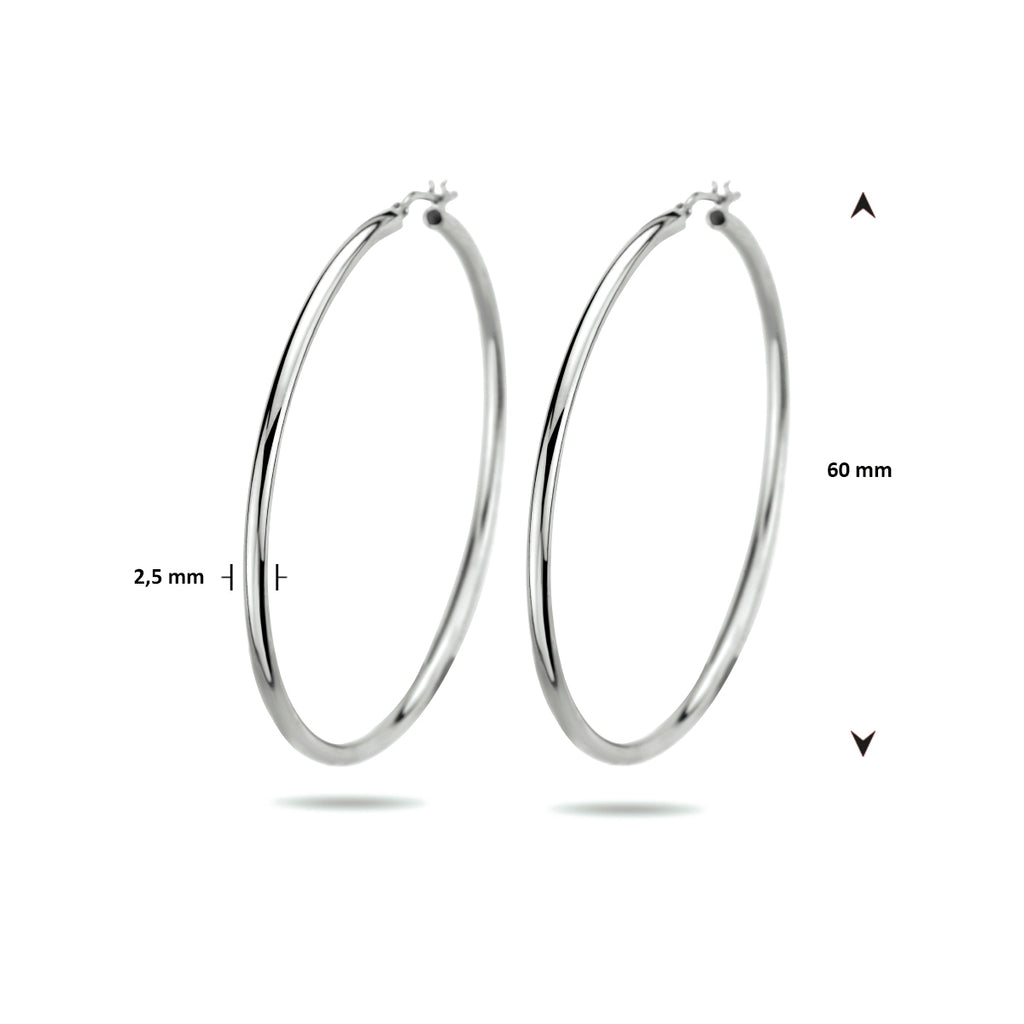 Oorringen 2.5 mm ronde buis