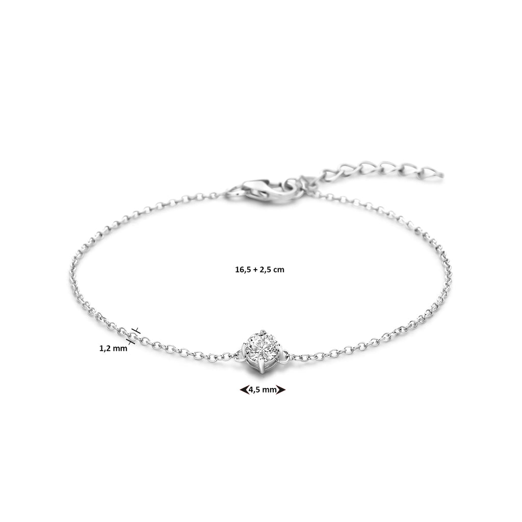 Armband zirkonia 16.5 + 2.5 cm
