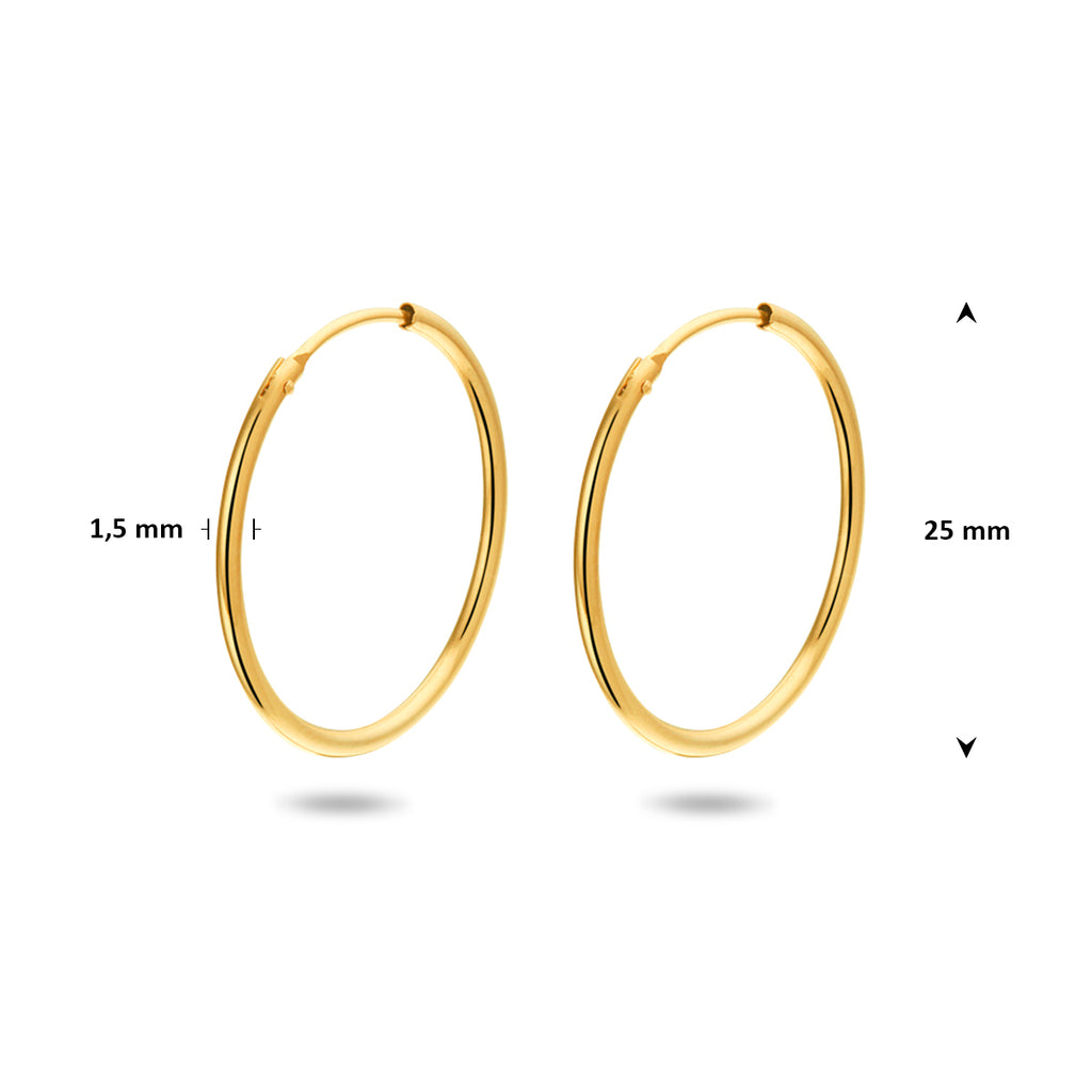 Oorringen 1.5 mm ronde buis