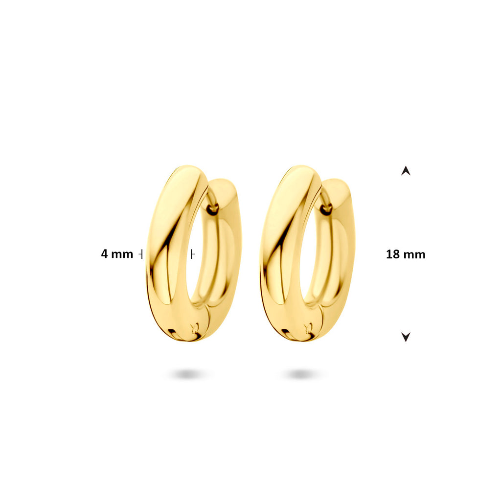Klapoorringen ion plating 18 mm