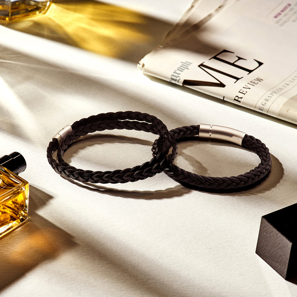 Armband leer 8.6 mm