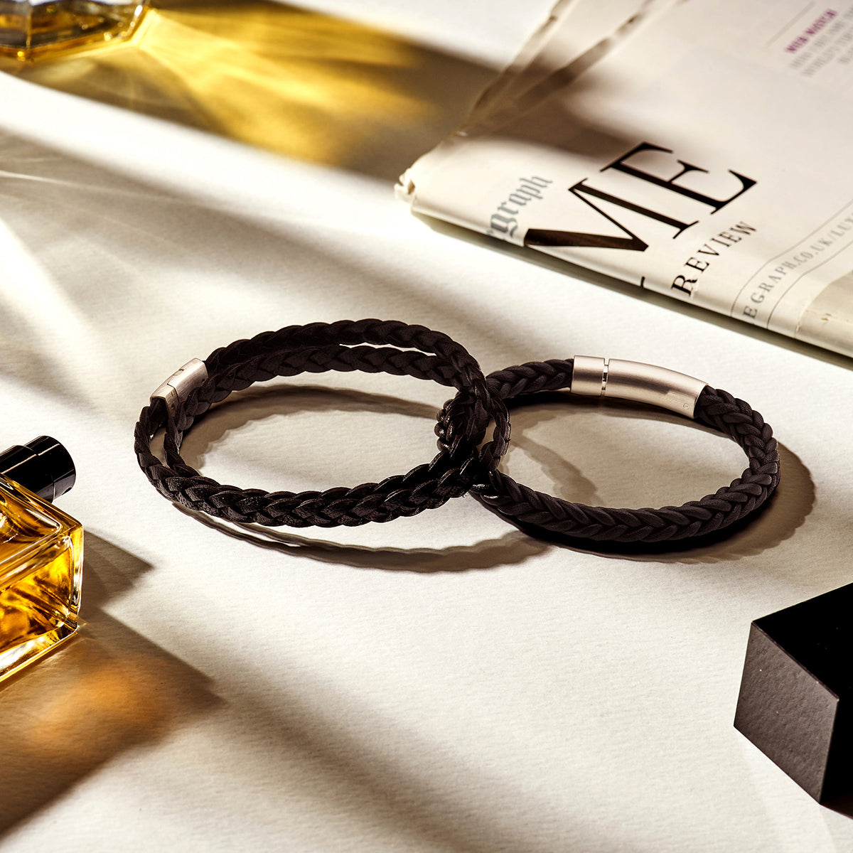 Armband leer 8.6 mm