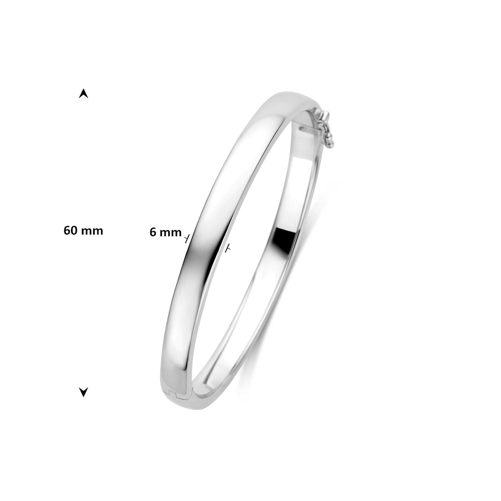 Armband bangle - zilver