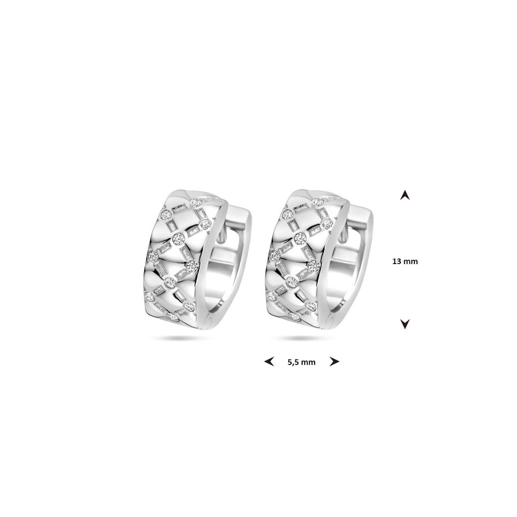 klapoorringen zirkonia 13 mm