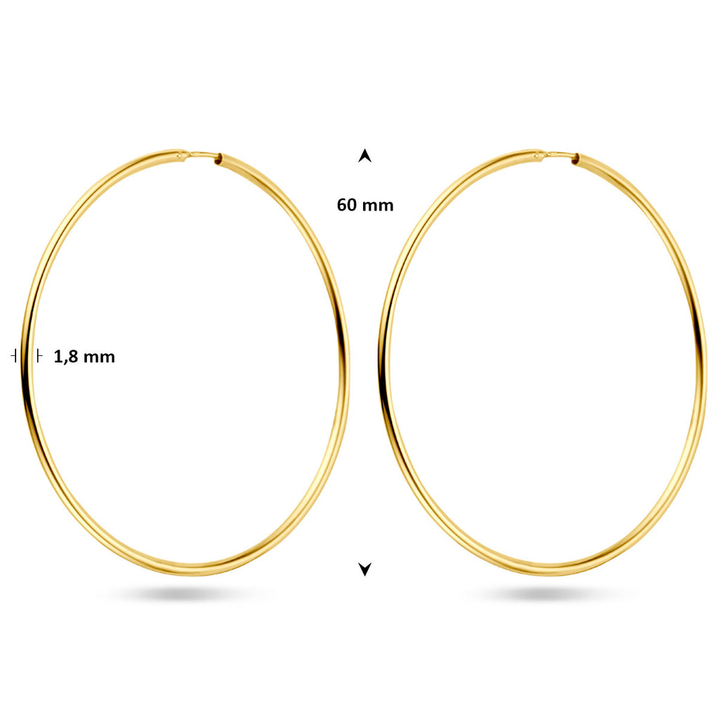 Oorringen 1.8 mm ronde buis