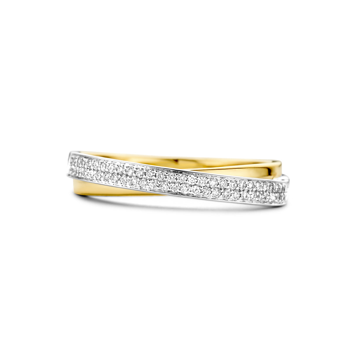 Ring diamant 0.16ct h si