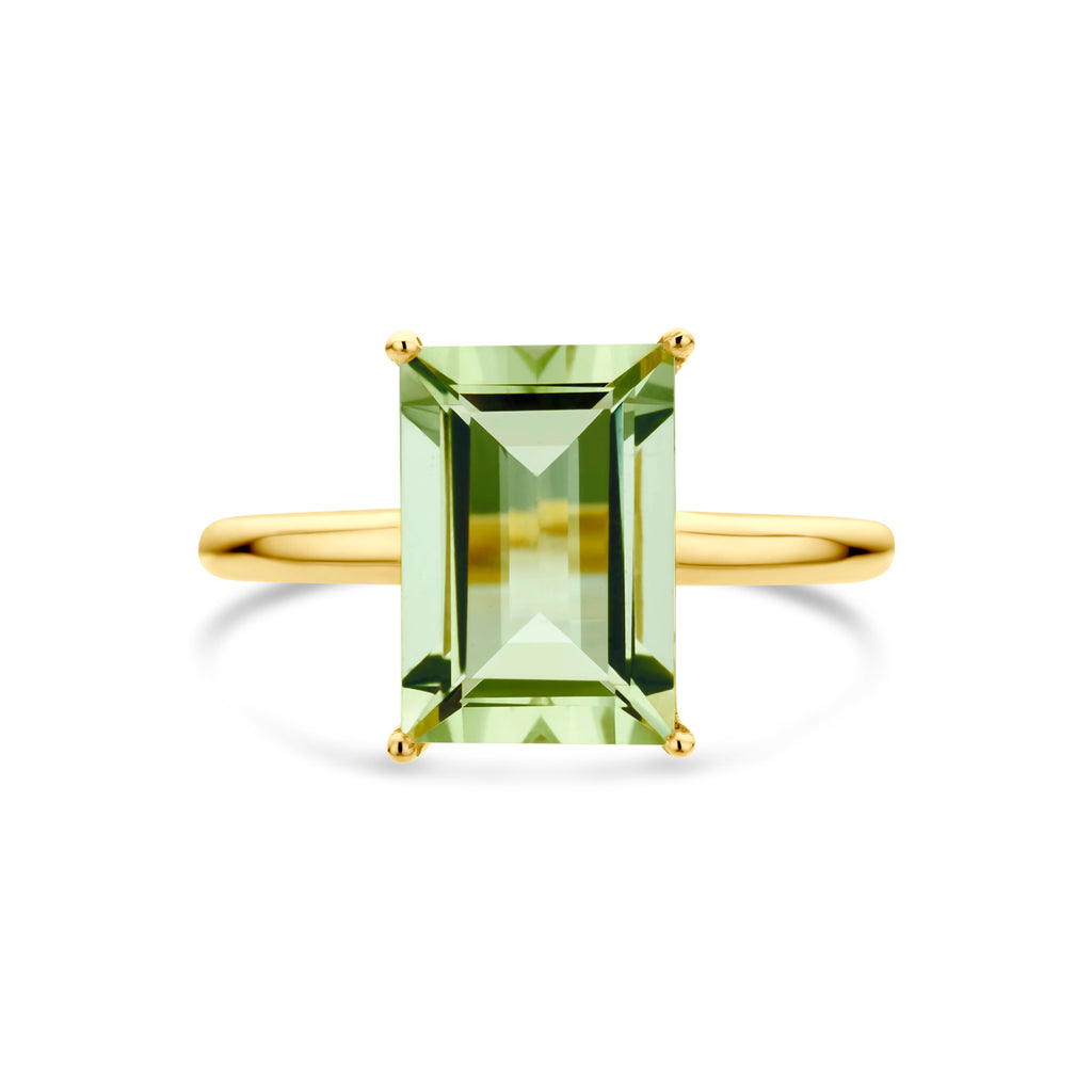 ring groen amethist