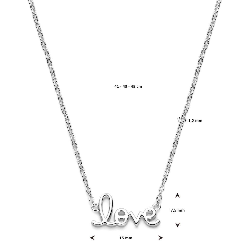 Collier love 41 - 43 - 45 cm