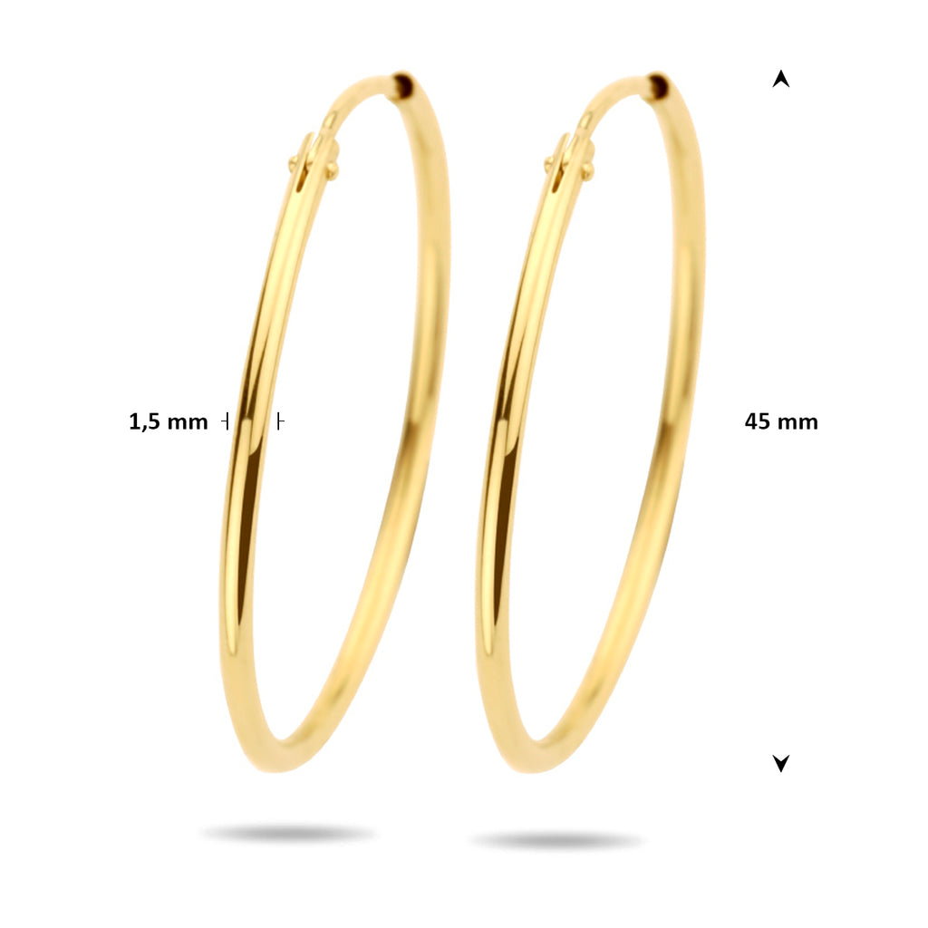 Oorringen 1.5 mm ronde buis