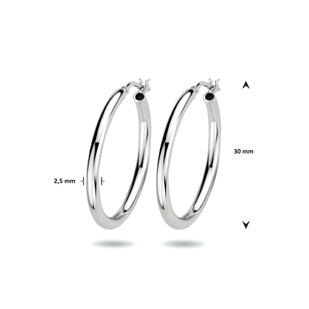 Oorringen 2.5 mm ronde buis