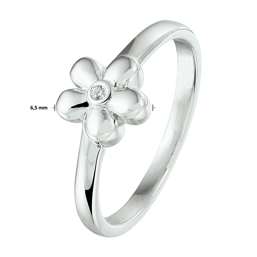 RING ZILVER BLOEM KA1329203