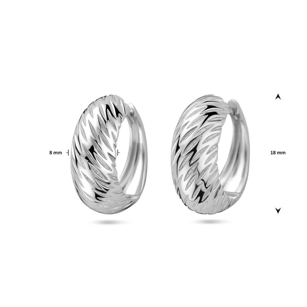 klapoorringen poli/mat 18 mm