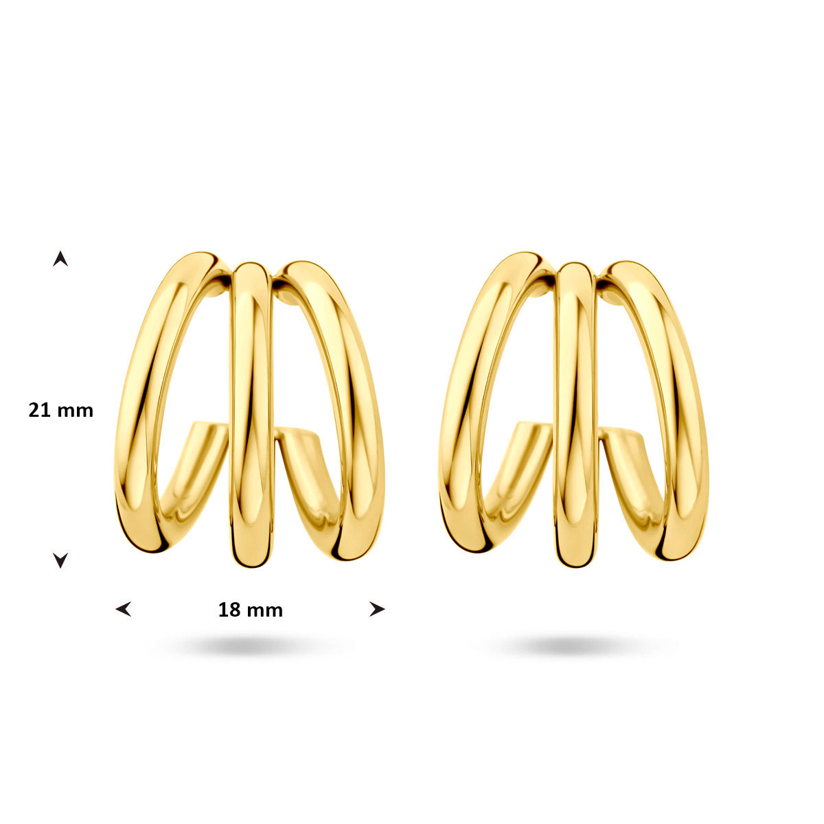 Stekeroorringen ion plating 21 mm