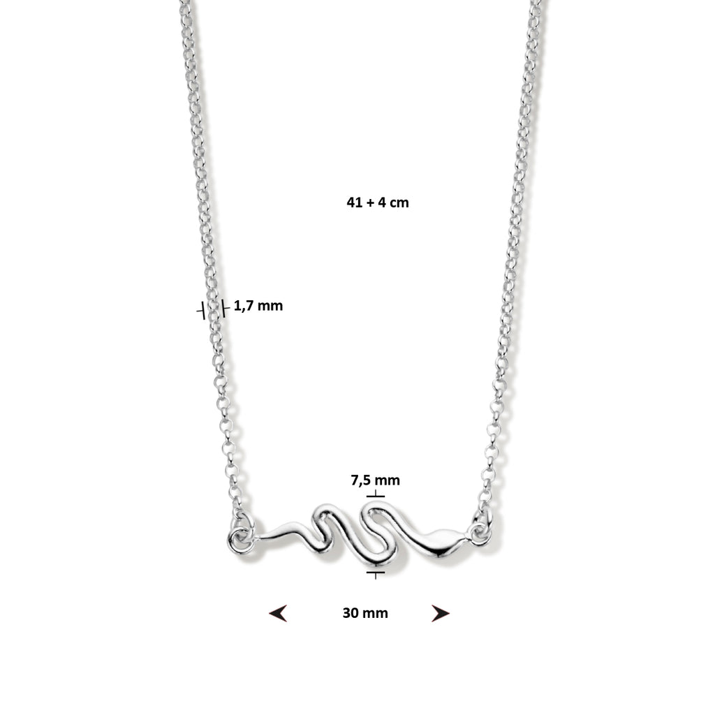 Collier slang 41 + 4 cm