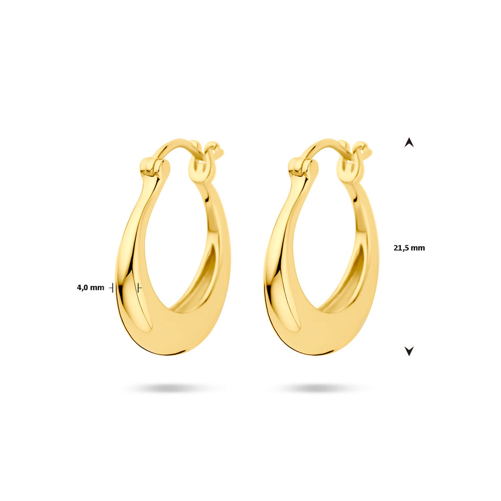 Oorringen ronde buis 21.5 mm 1 micron