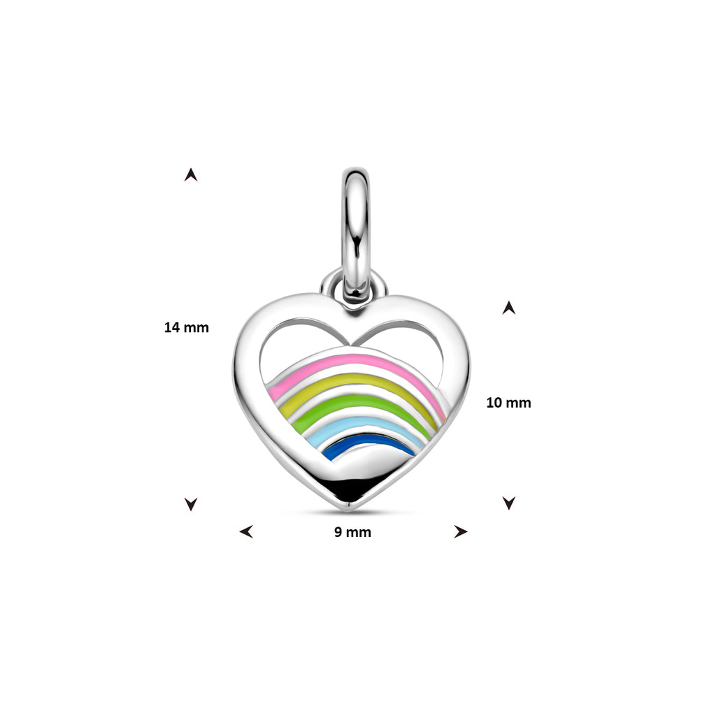Hanger hartje emaille