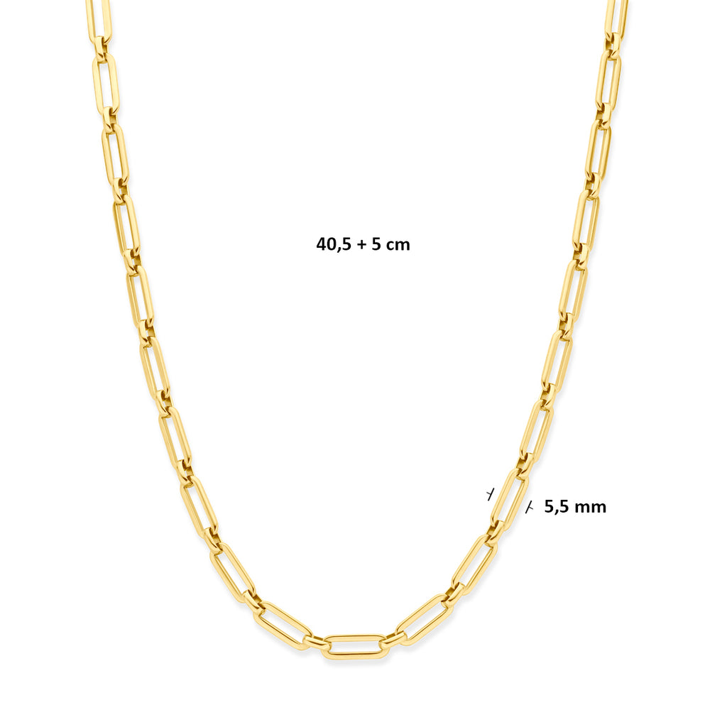 Collier ion plating 5.5 mm 40 + 5 cm