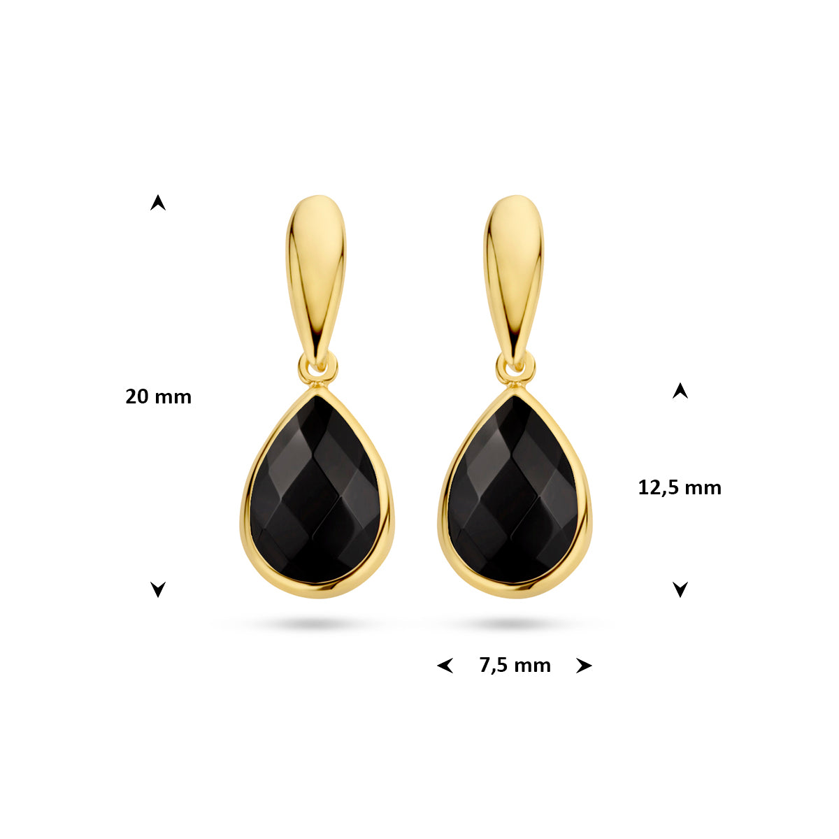 Oorhangers onyx