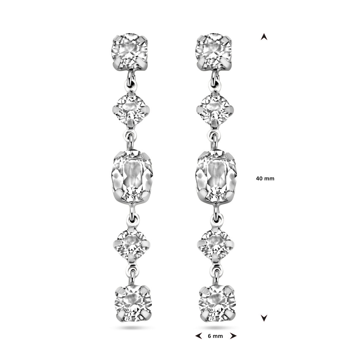 Oorhangers swarovski