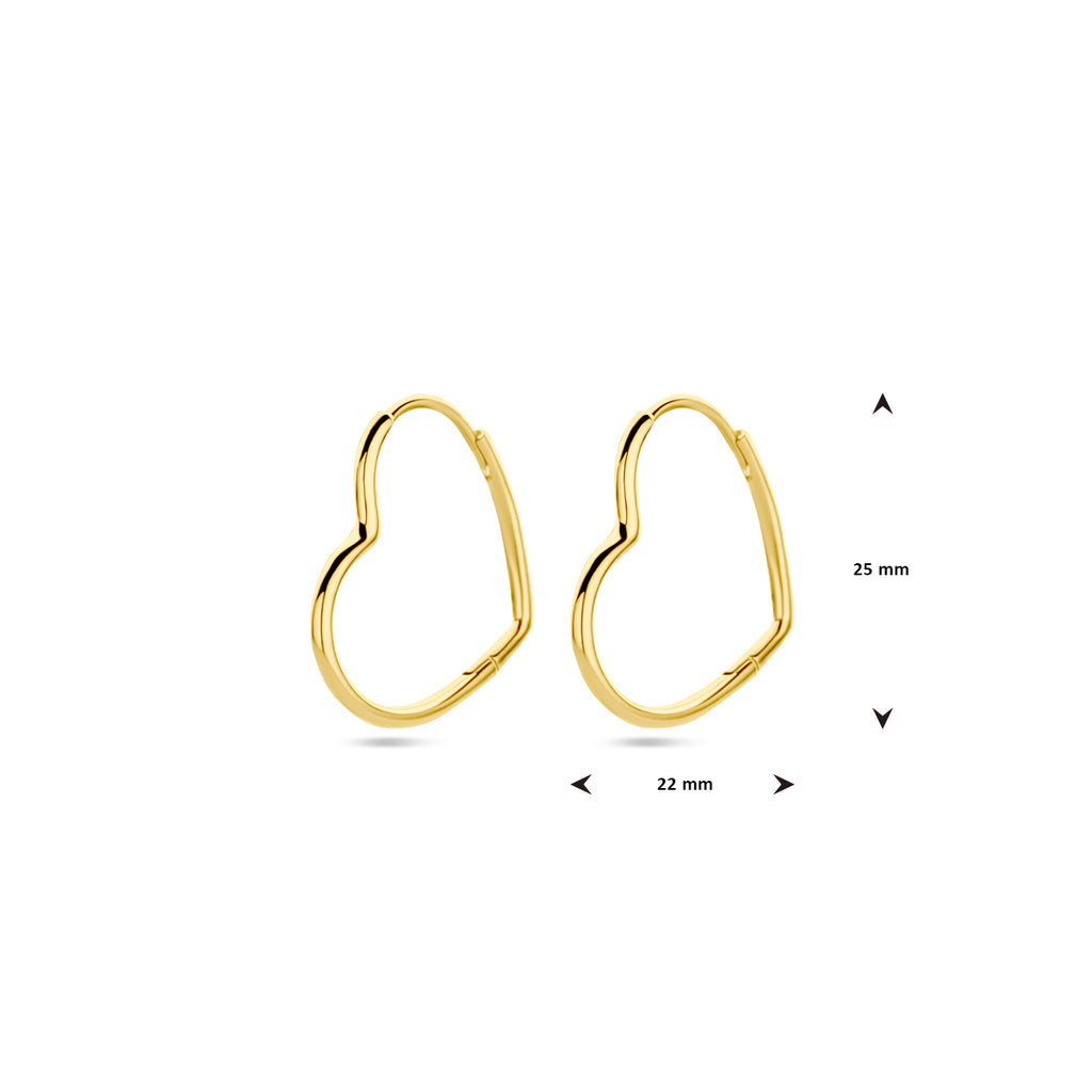 Oorringen hart 1 micron
