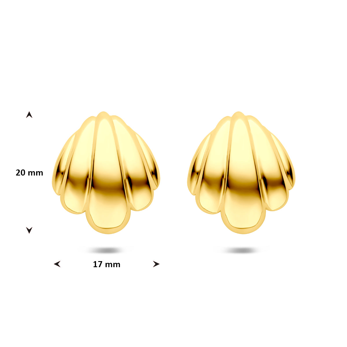 Oorknoppen ion plating 20 mm