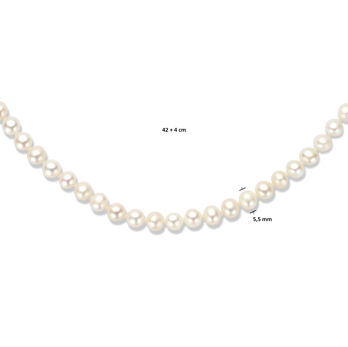 Parel collier dames