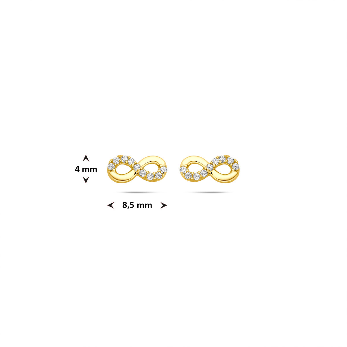 Oorknoppen infinity zirkonia