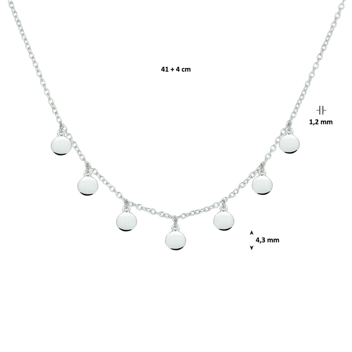 Collier met steen dames