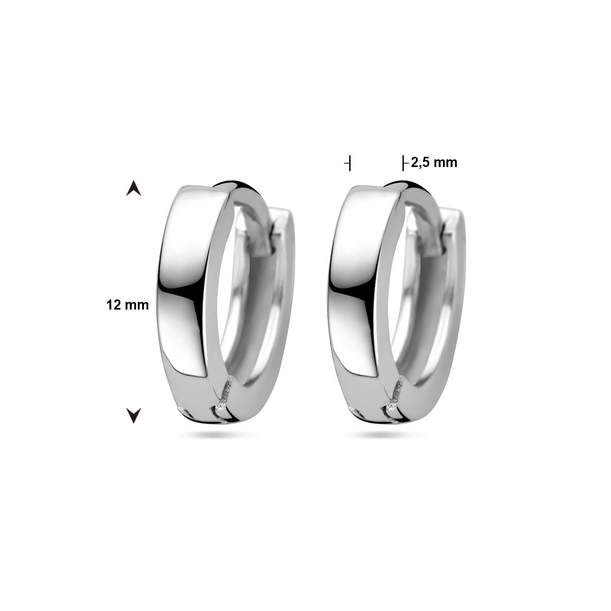 Oorringen - zilver