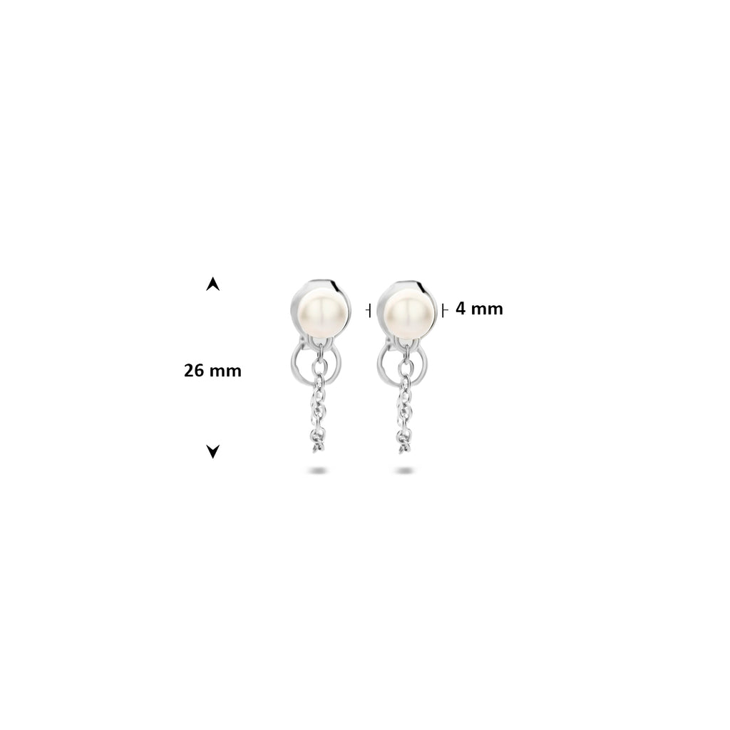 oorbellen parel 26 mm