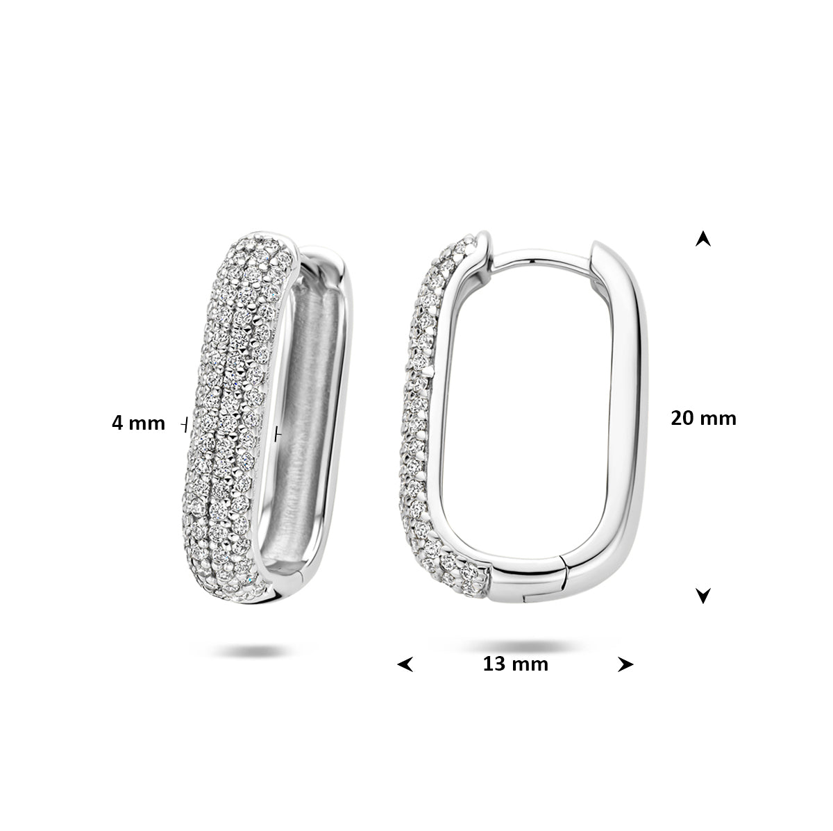 klapoorringen zirkonia buis 4 mm