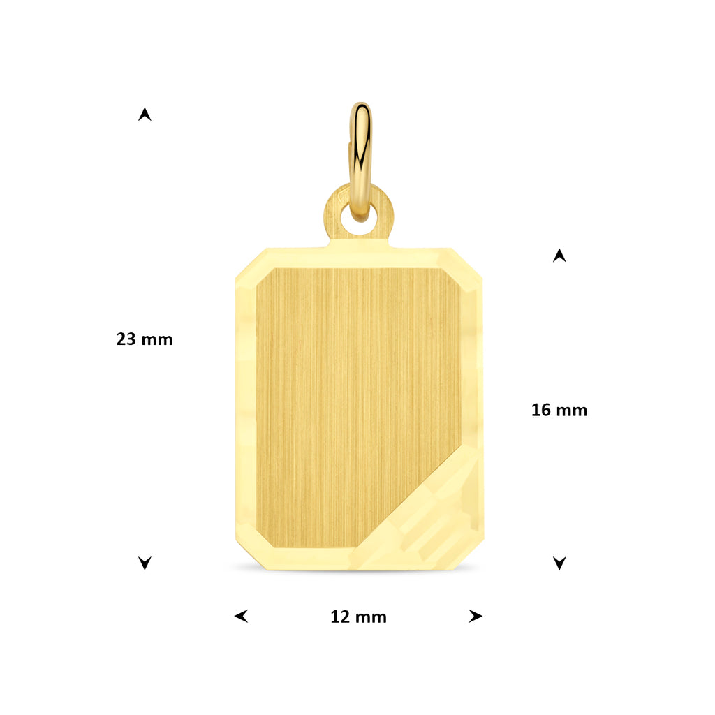 Graveerhanger mat gediamanteerd