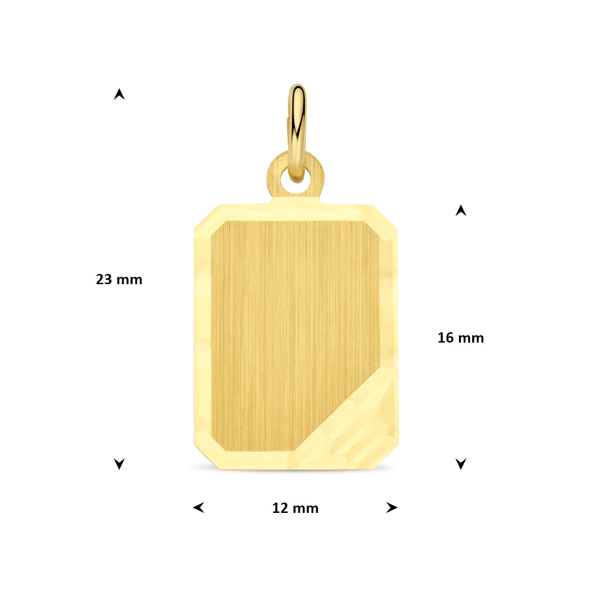 Graveerhanger mat gediamanteerd