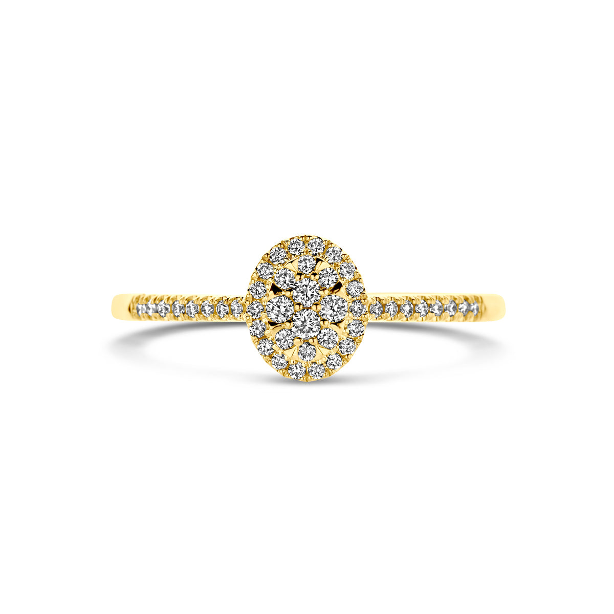 Ring diamant 0.18ct h si