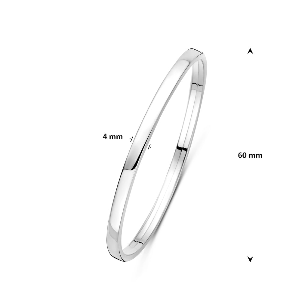 Bangle dop 4 mm vlakke buis