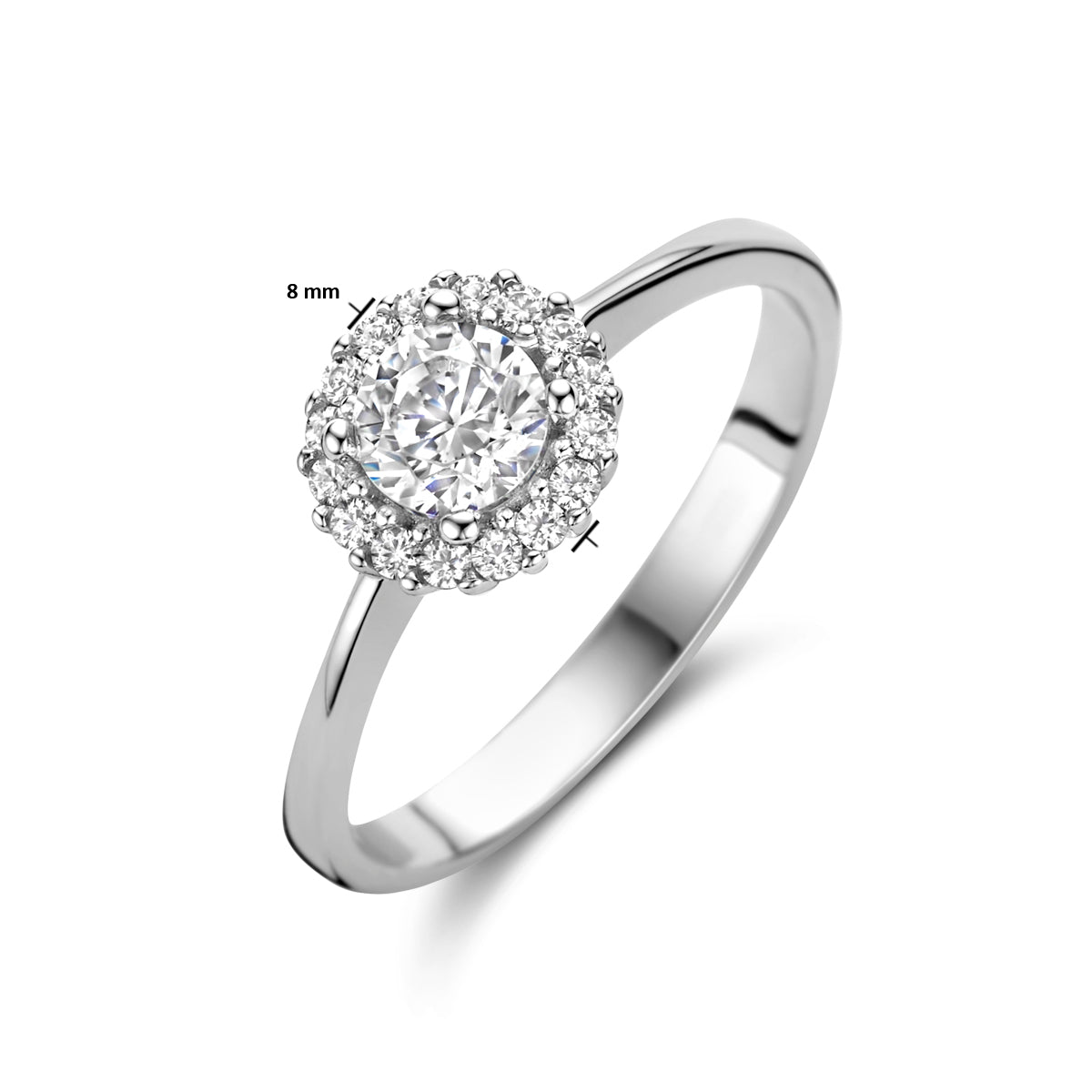 Ring zirkonia halo
