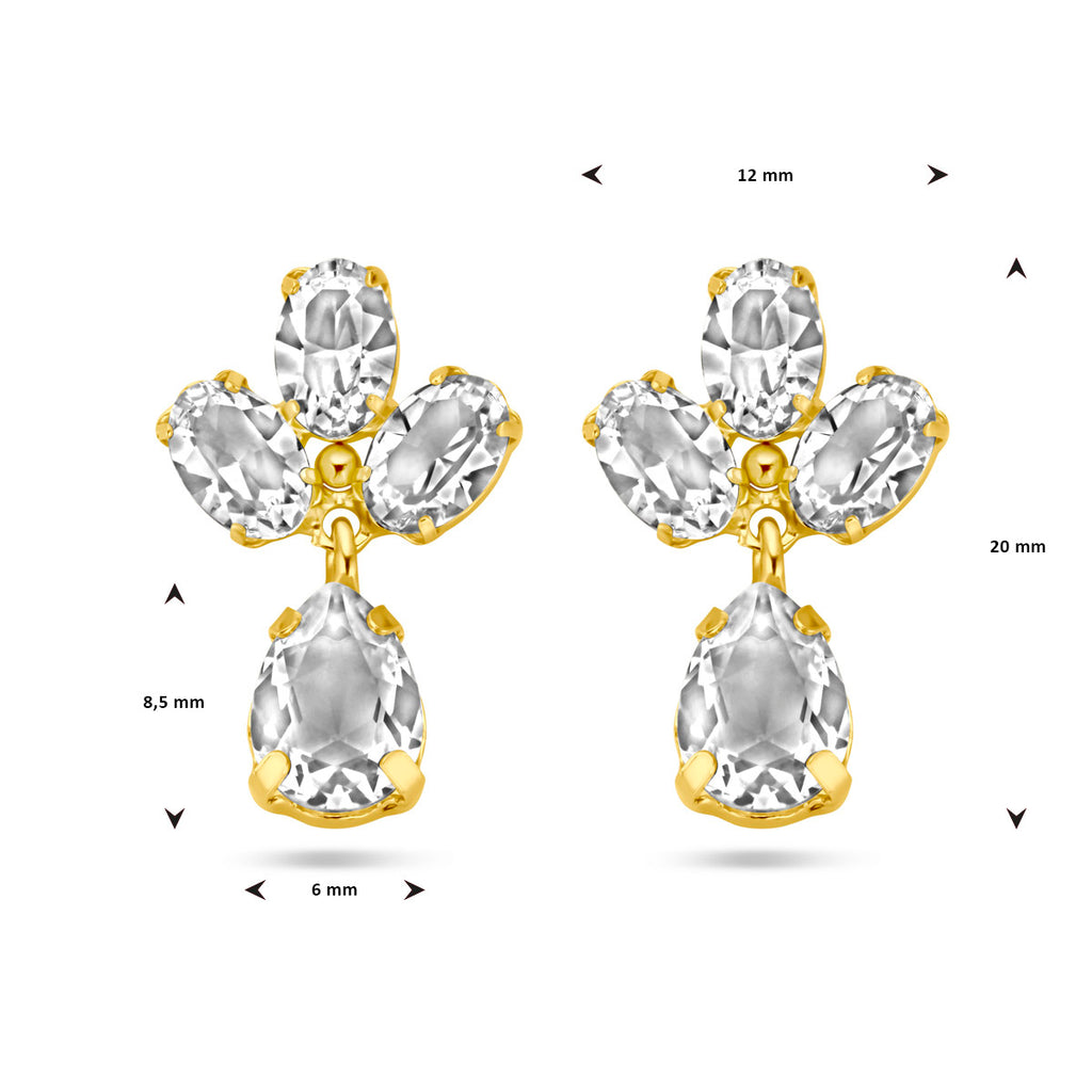 Oorhangers swarovski 1 micron