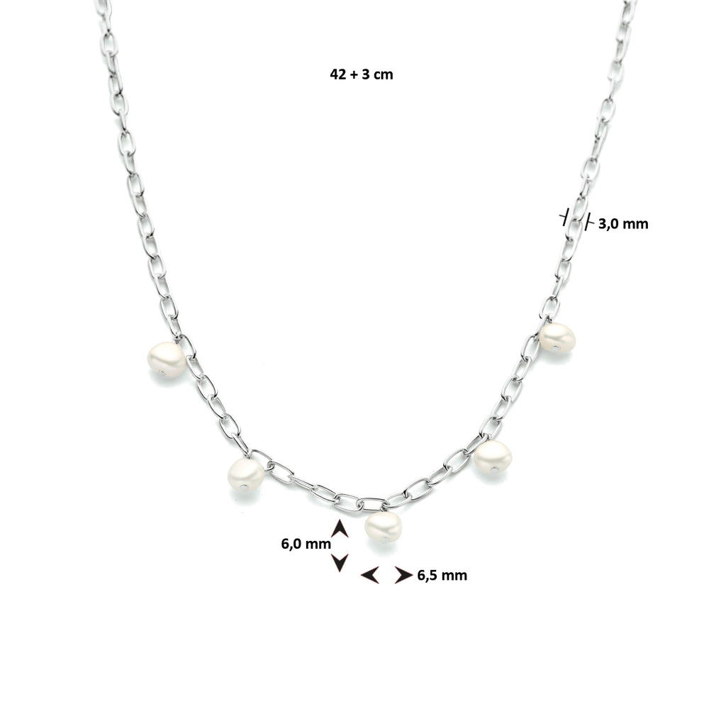 Collier parel 42 + 3 cm